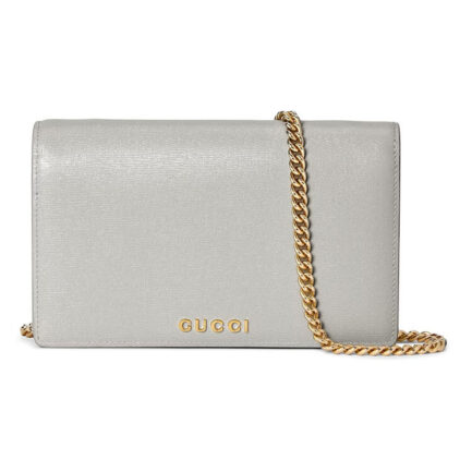 Gucci Chain Wallet With Gucci Script