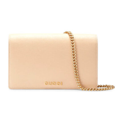 Gucci Chain Wallet With Gucci Script
