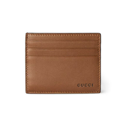 Gucci GG Emblem Embossed Card Case