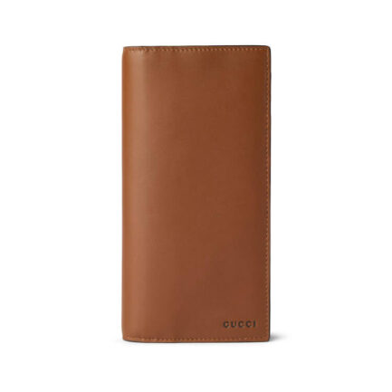 Gucci GG Emblem Long Embossed Wallet