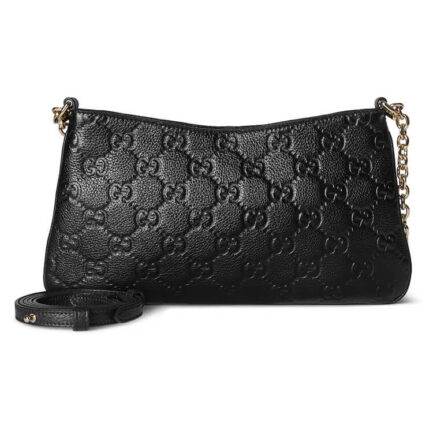 Gucci GG Emblem Medium Shoulder Bag