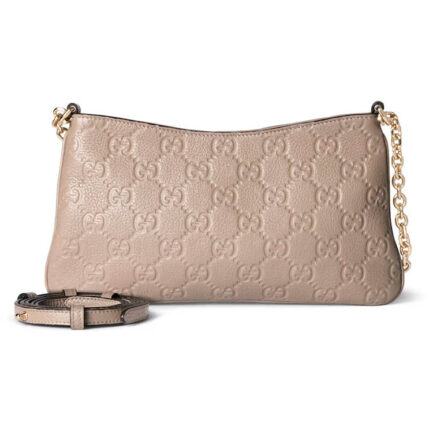 Gucci GG Emblem Medium Shoulder Bag