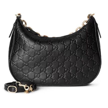 Gucci GG Emblem Medium Shoulder Bag
