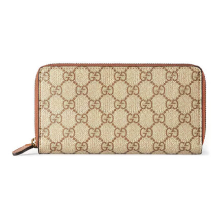 Gucci GG Emblem Zip Around Wallet