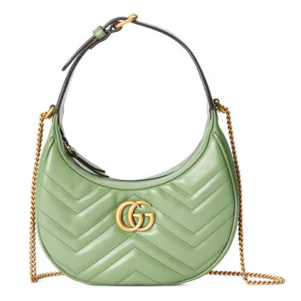 Gucci GG Marmont Half-moon Shaped Mini Bag
