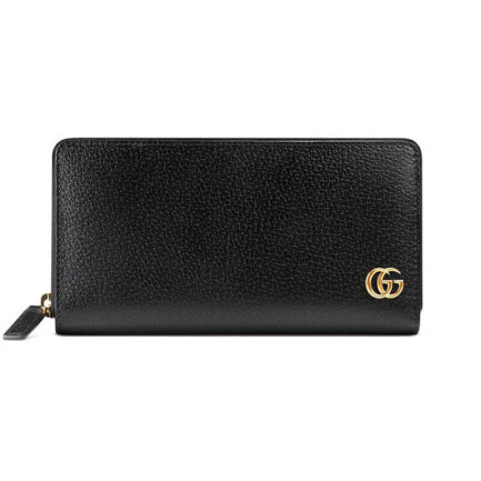 Gucci GG Marmont Leather Zip Around Wallet