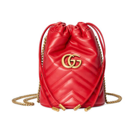 Gucci GG Marmont Matelasse Mini Bucket Bag