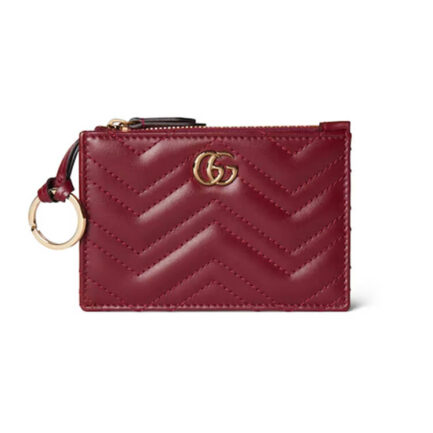 Gucci GG Marmont Zip Key Pouch
