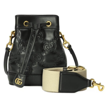 Gucci GG Matelasse Bucket Bag