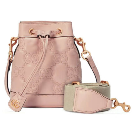Gucci GG Matelasse Bucket Bag