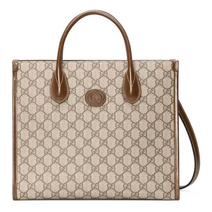 Gucci GG Small Tote Bag With Interlocking G