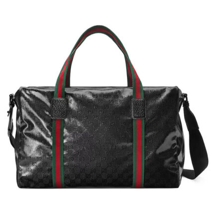 Gucci Large Duffle Bag With Web