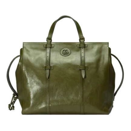Gucci Large Tote Bag With Tonal Double G
